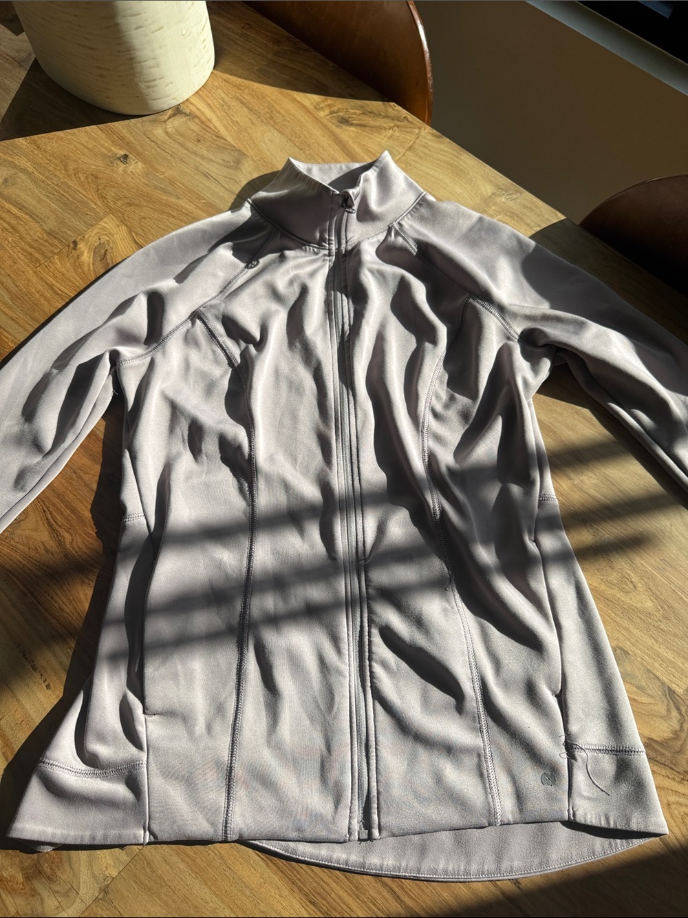 Pilates Bundle: 3 Zip-Up Jackets - Dusty Rose, Slate Blue, Pale Pink - Picture 6 of 6